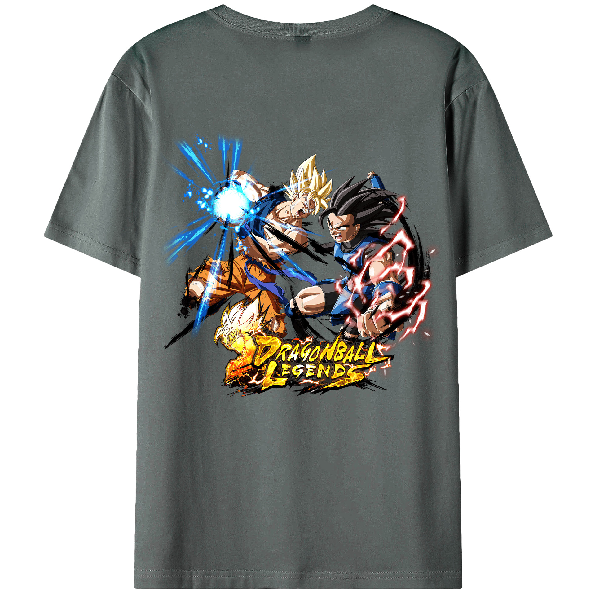 （画像用） ドラゴンボール DRAGON BALL 綿100％ メンズ半袖Tシャツ（バックプリント） 通気性